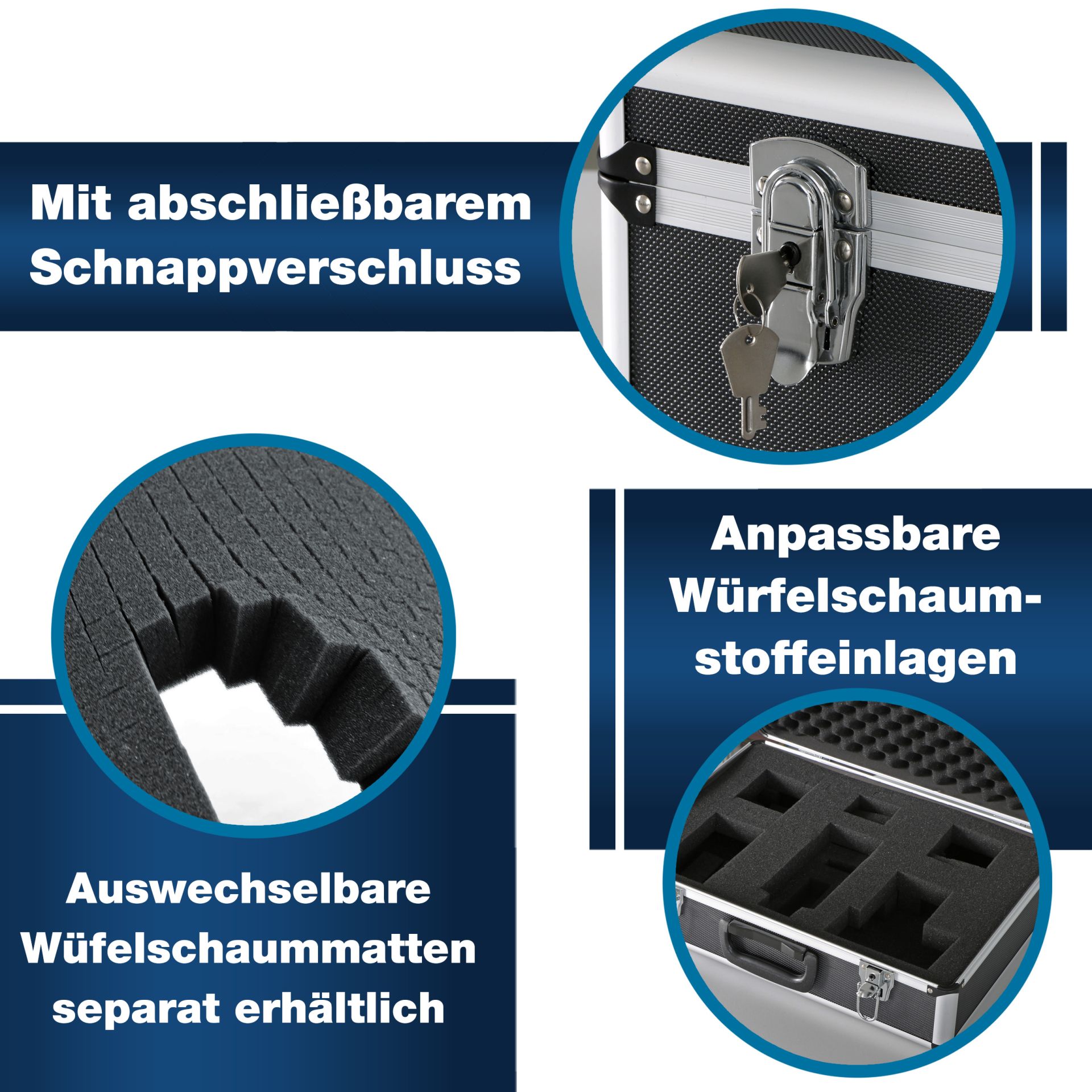 PeakTech P 7300» Koffer für Messgeräte 320 x 250 x 150 mm