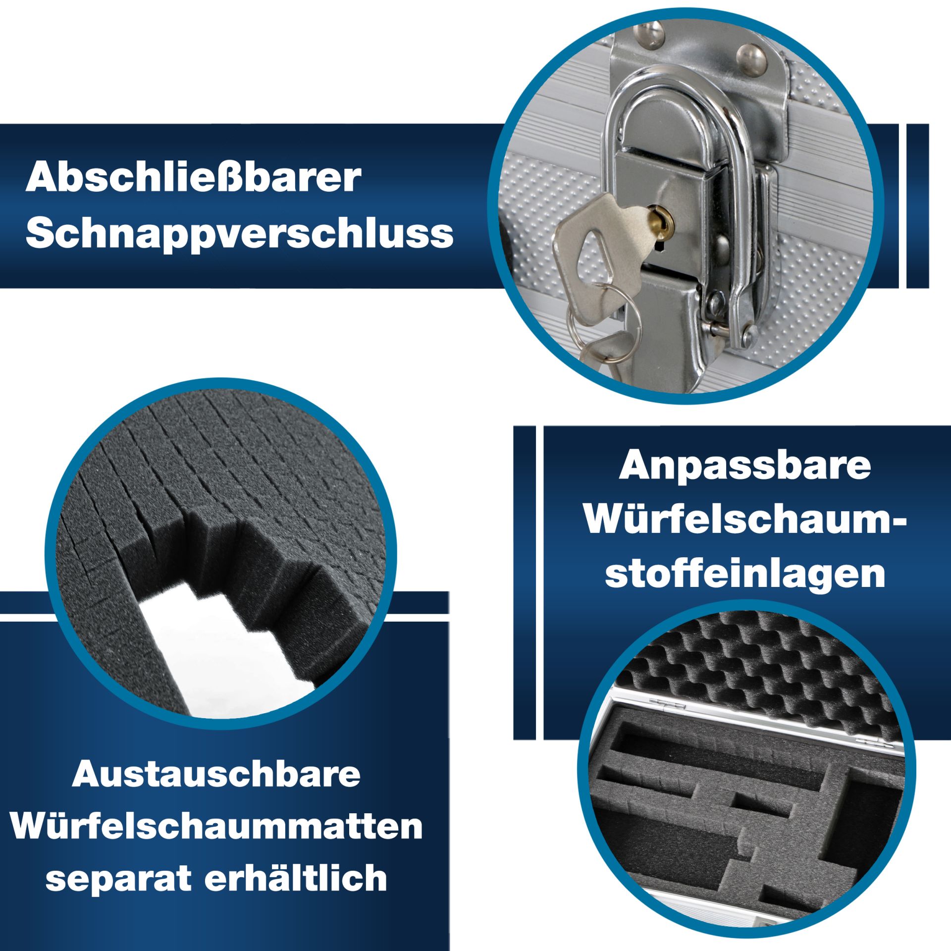 PeakTech P 7260 Koffer für Messgeräte 370 x 80 x 230 mm