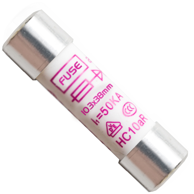 PeakTech P 7515 Feinsicherung ~ 630 mA / 690 V ~ 10,3 x 38 mm ~ super flink (FF)