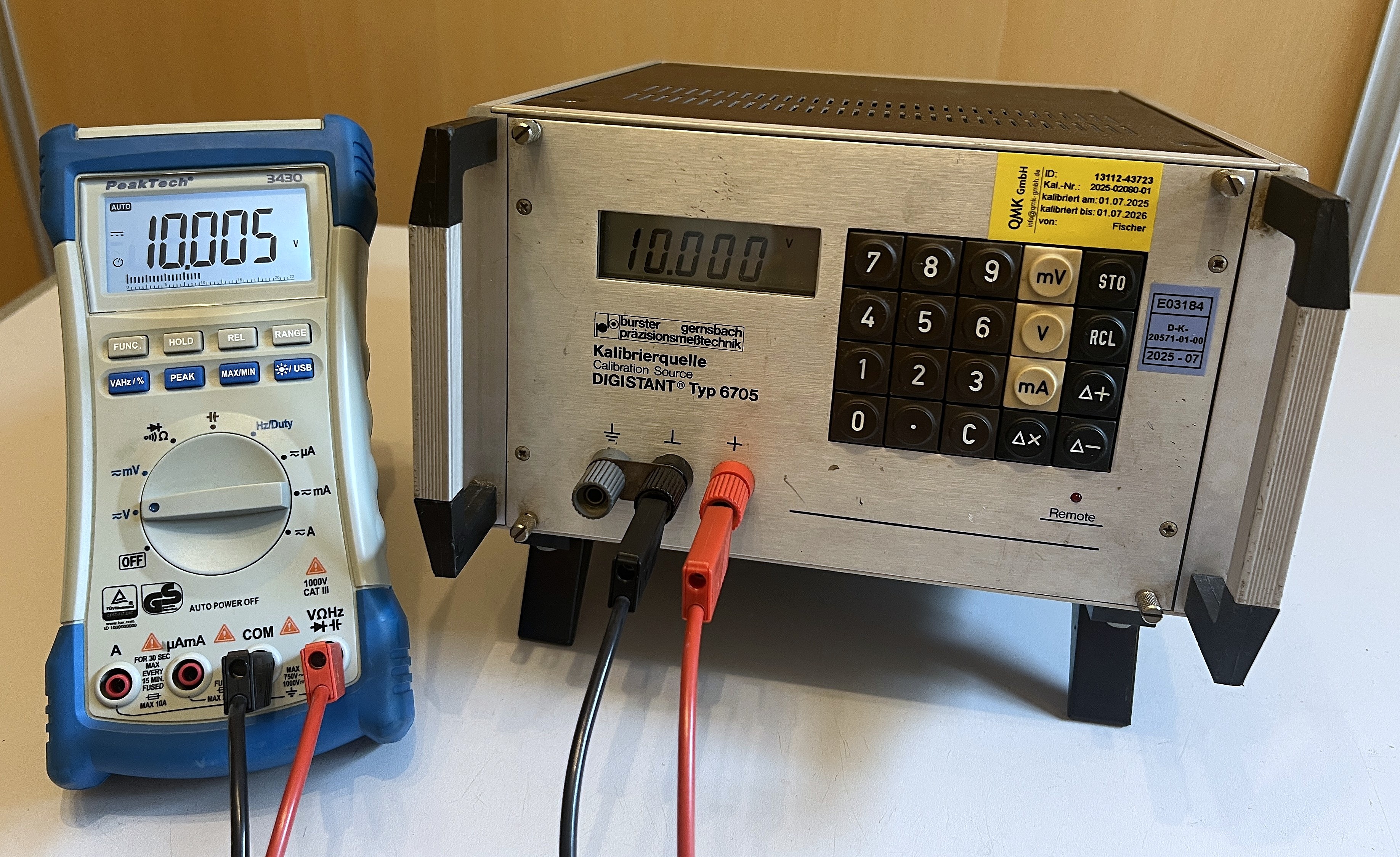 Miete - Burster DIGISTANT 6705 Präzisions-Kalibrierquelle Spannung und Strom