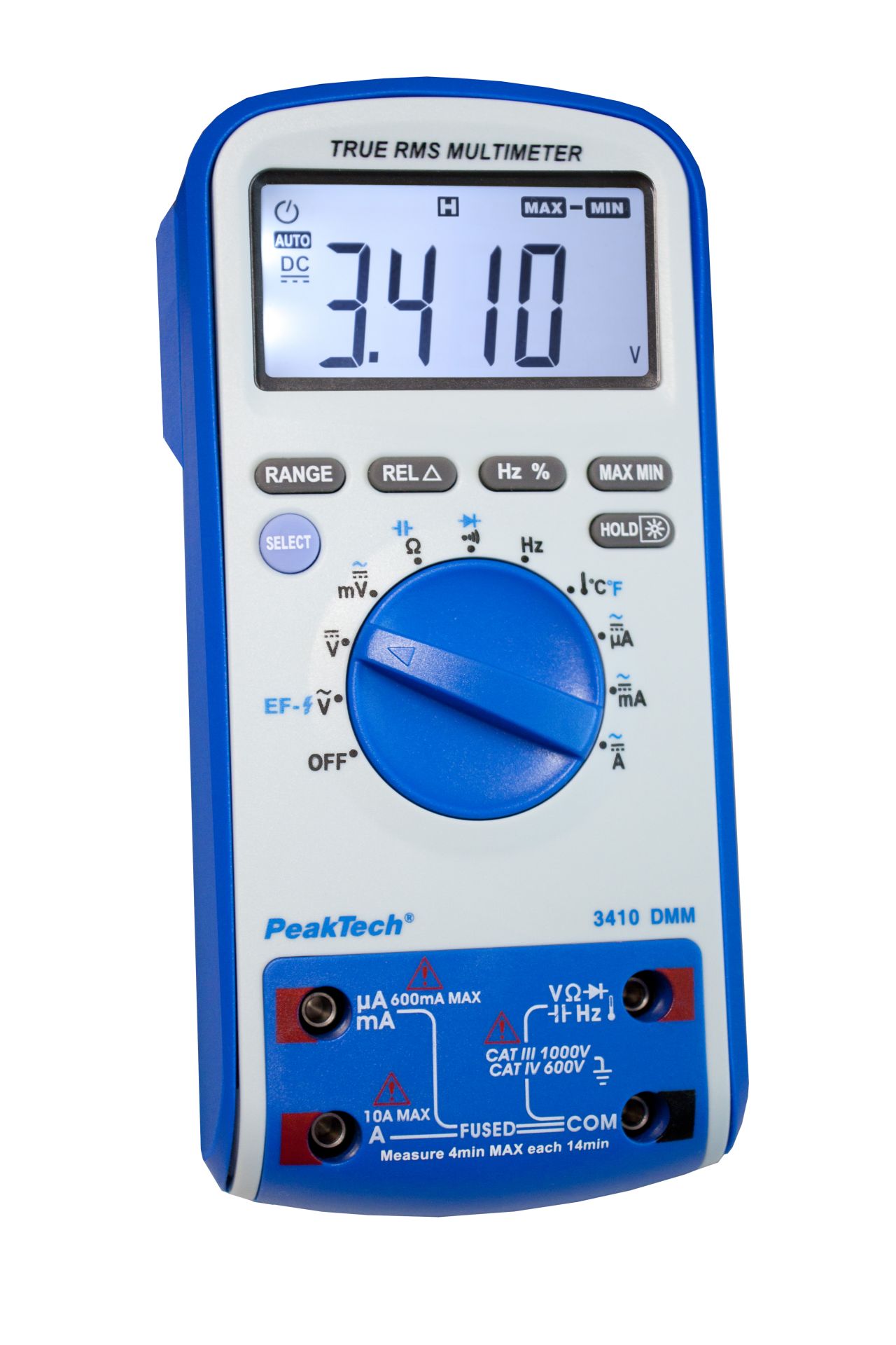 PeakTech P 3410 Digitalmultimeter, 6.000 Counts mit TrueRMS 