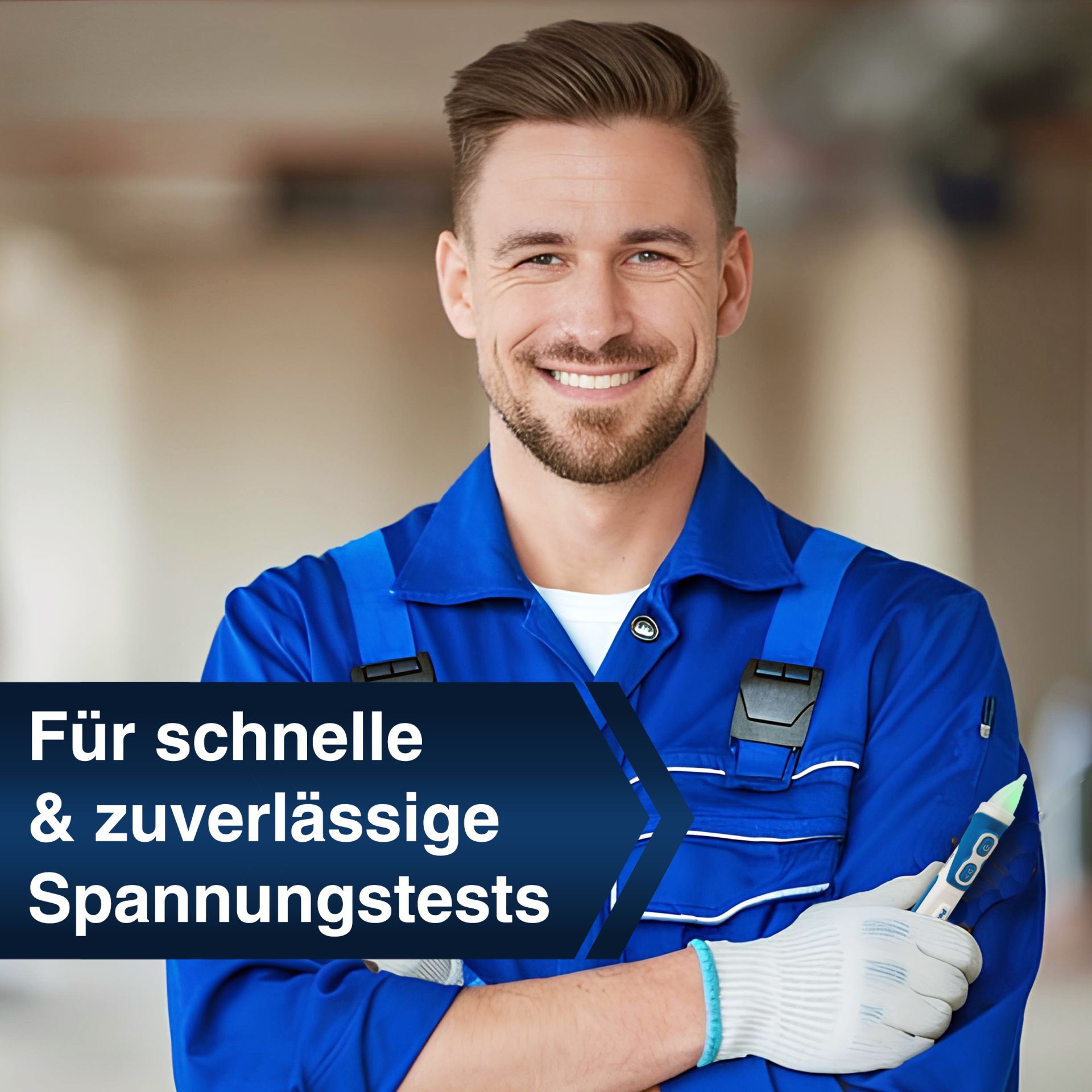 PeakTech P 1032 AC-Spannungsprüfer 12 - 1000 V AC mit Vibration