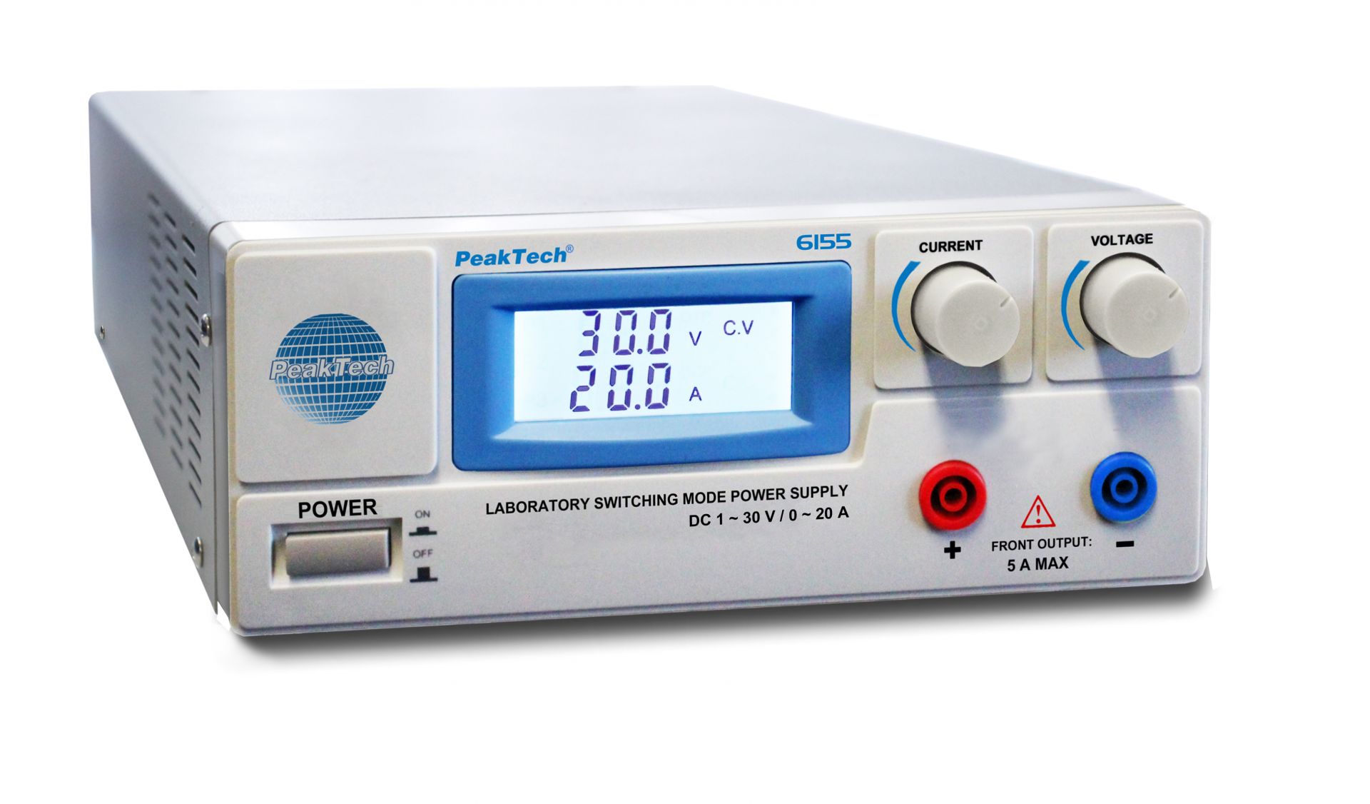 PeakTech P 6155 DC Labornetzgerät 1 - 30V / 0 - 20A 