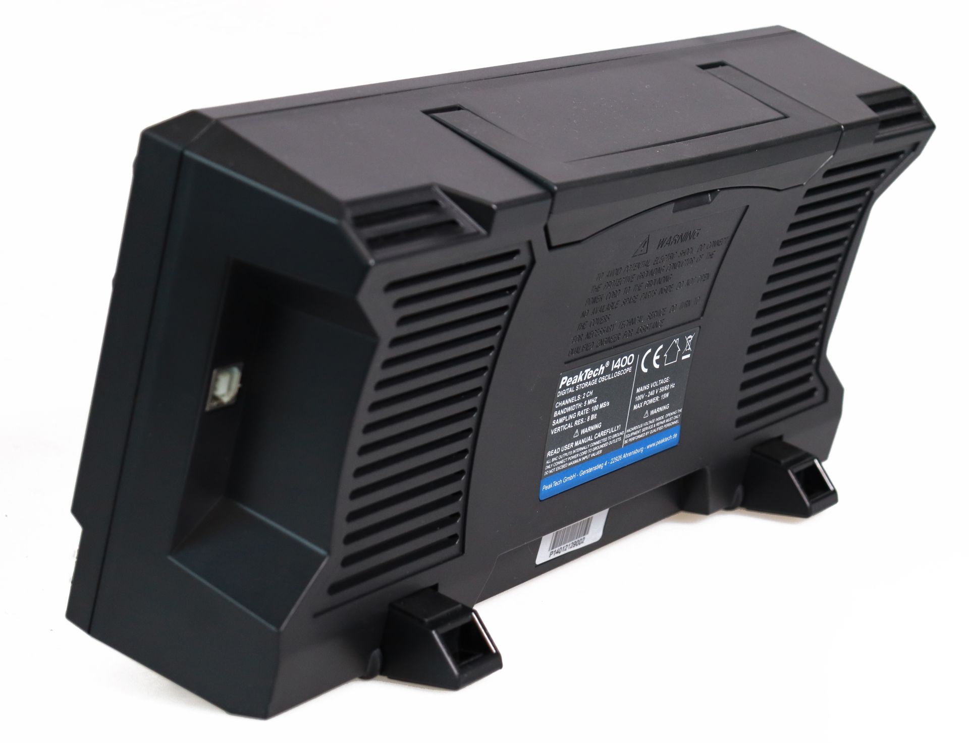 PeakTech P 1400 5 MHz / 2 CH, 100 MS/s Digitalspeicheroszilloskop