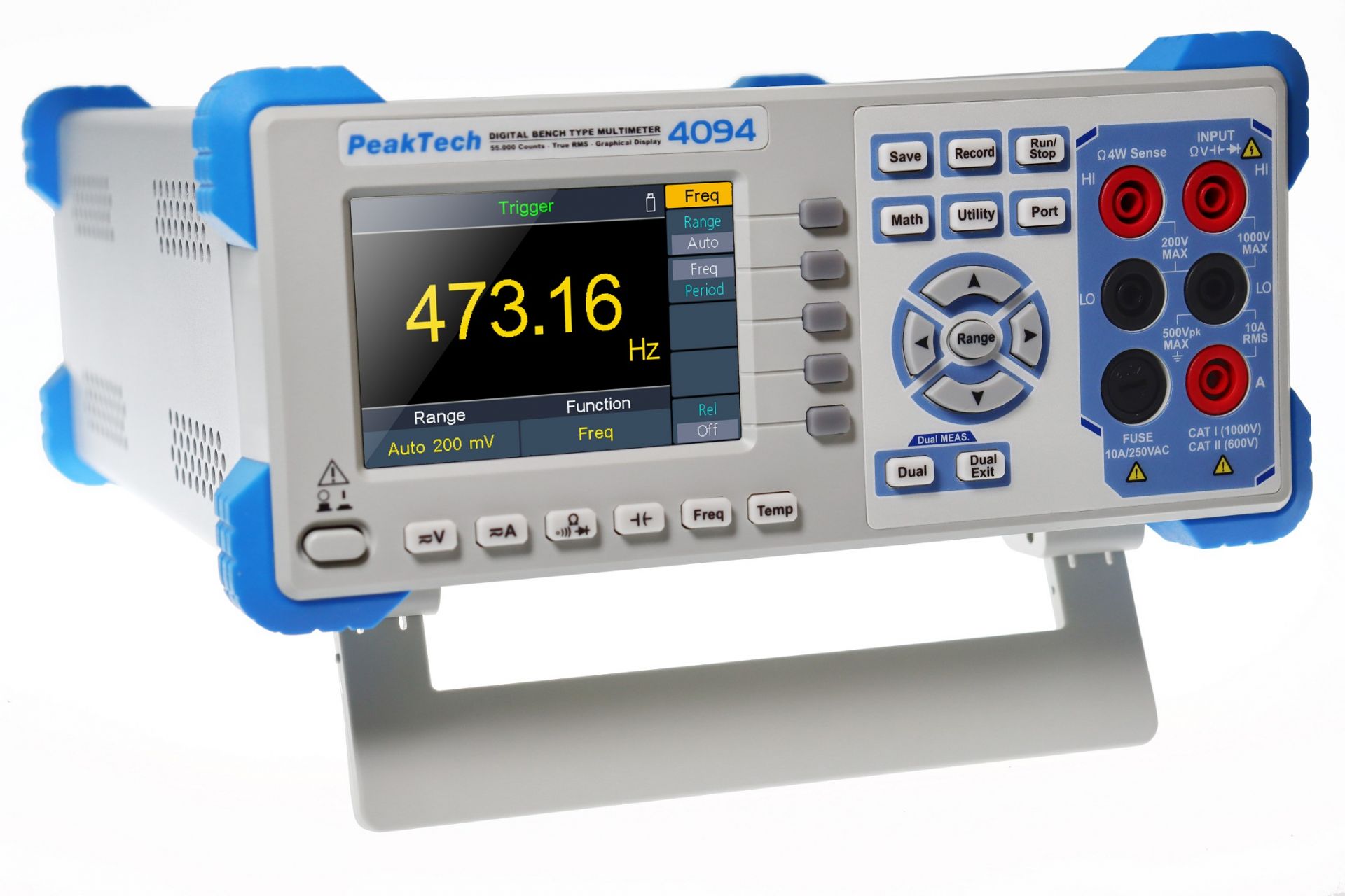 PeakTech P 4094 Grafisches Tischmultimeter, 55.000 Counts mit TFT
