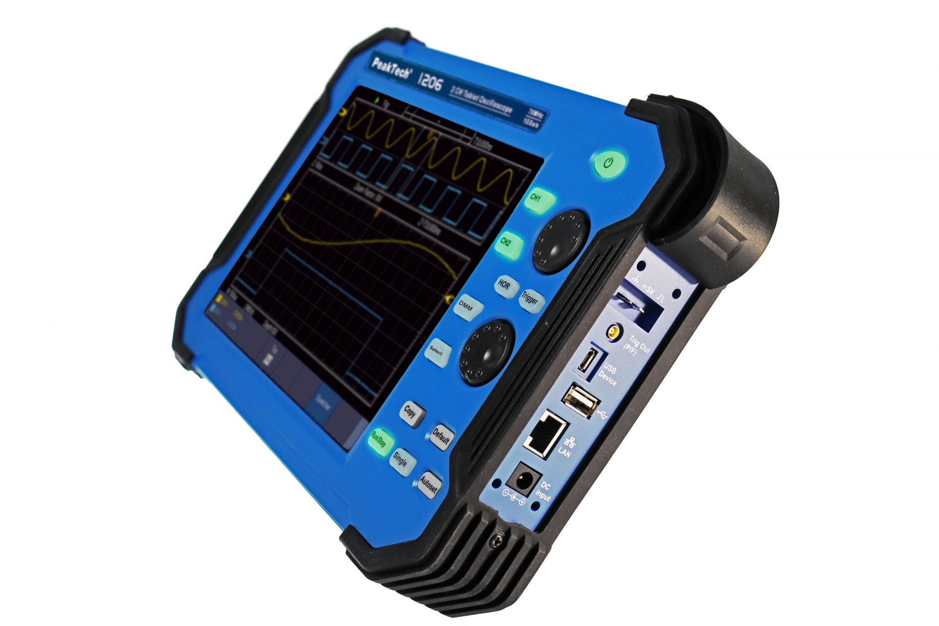PeakTech P 1206 70 MHz / 2 CH, 1 GS/s Tablet Oszilloskop