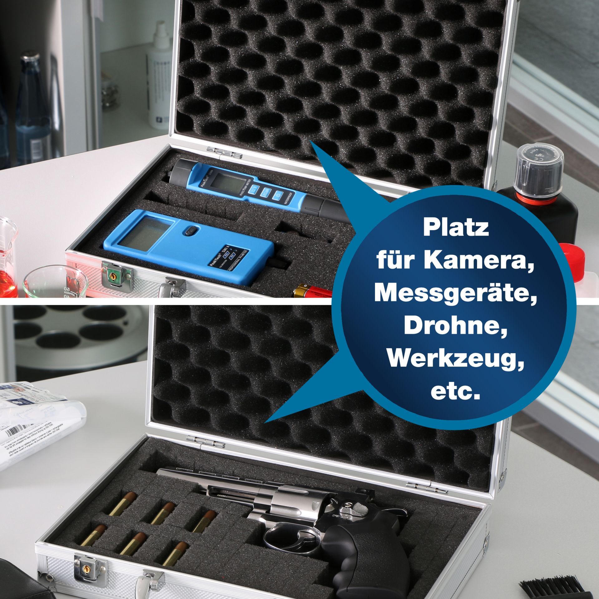 PeakTech P 7255 Koffer für Messgeräte 295 x 70 x 195 mm
