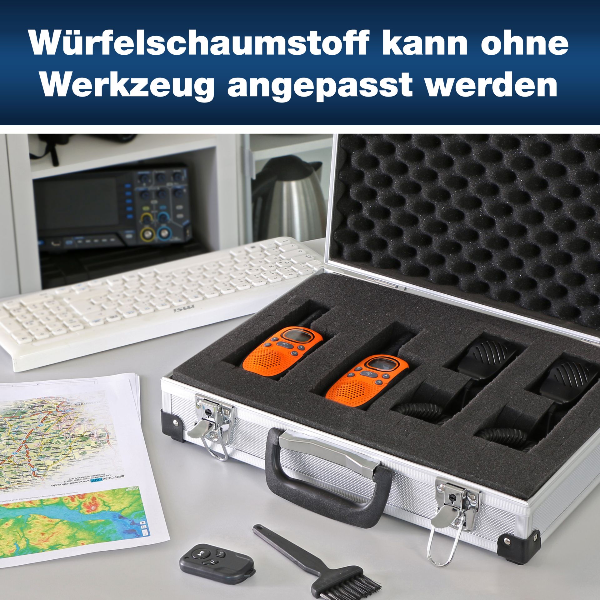 PeakTech P 7265 Koffer für Messgeräte 390 x 100 x 280 mm