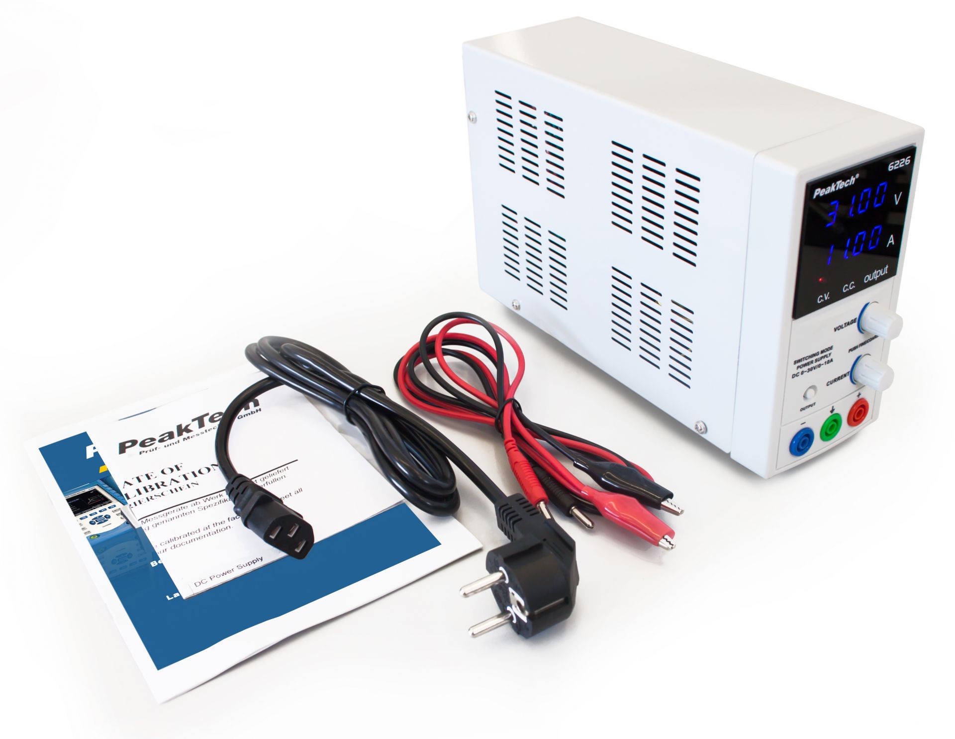 PeakTech P 6226 DC Labor-Schaltnetzteil 0 - 30V / 0 - 10A
