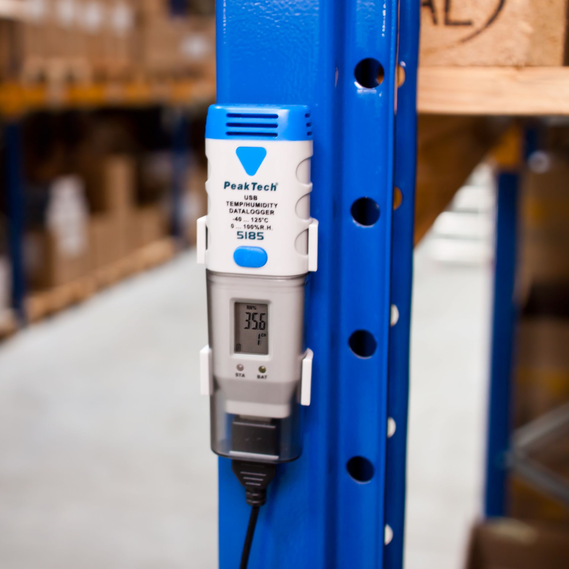 Miete - PeakTech P 5185 USB-Datalogger Temperatur und Luftfeuchtigkeit