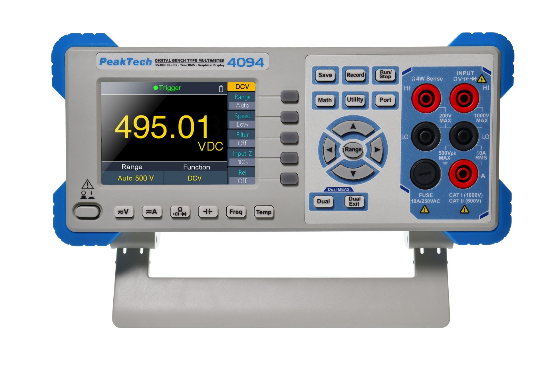 PeakTech P 4094 Grafisches Tischmultimeter, 55.000 Counts mit TFT
