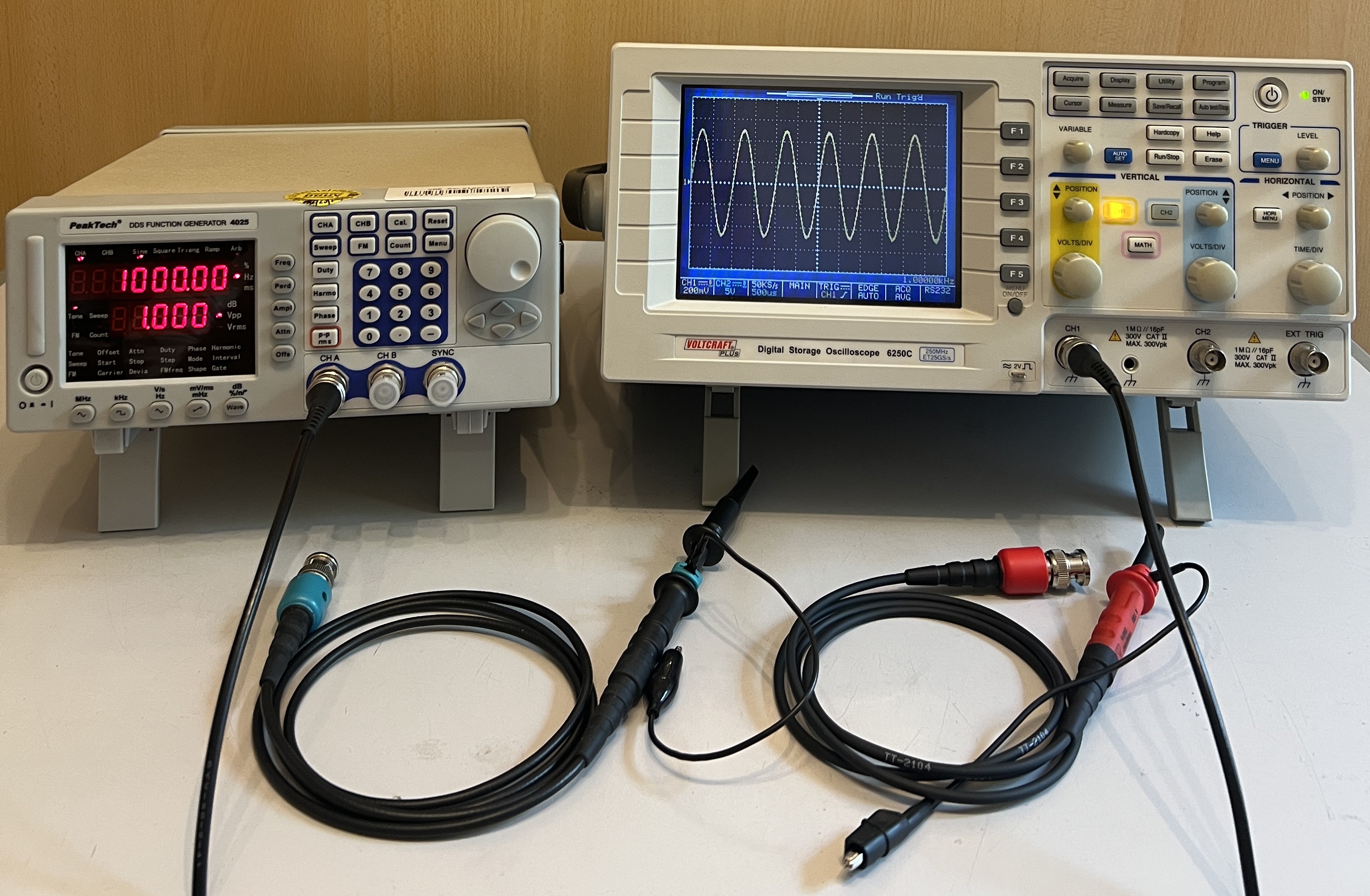 Miete - Voltcraft 6250C Oszilloskop inklusive DAkkS Kalibrierung