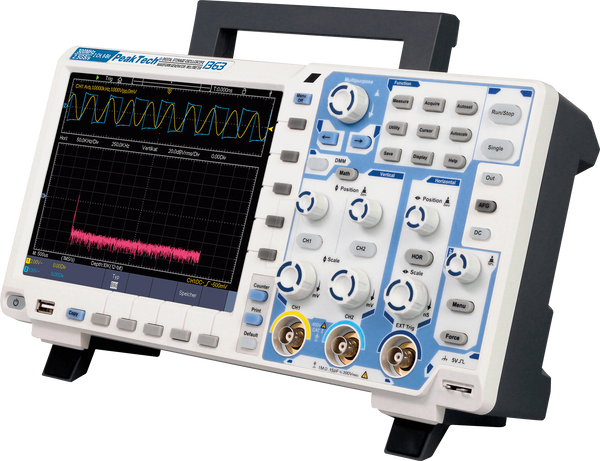 PeakTech P 1363 300 MHz / 2 CH, 2.5 GS/s Touchscreen-Oszilloskop
