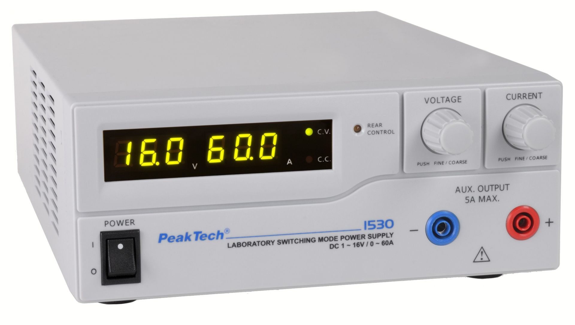 PeakTech P 1530 Labor-Schaltnetzteil DC 1 - 16 V / 0 - 60 A 