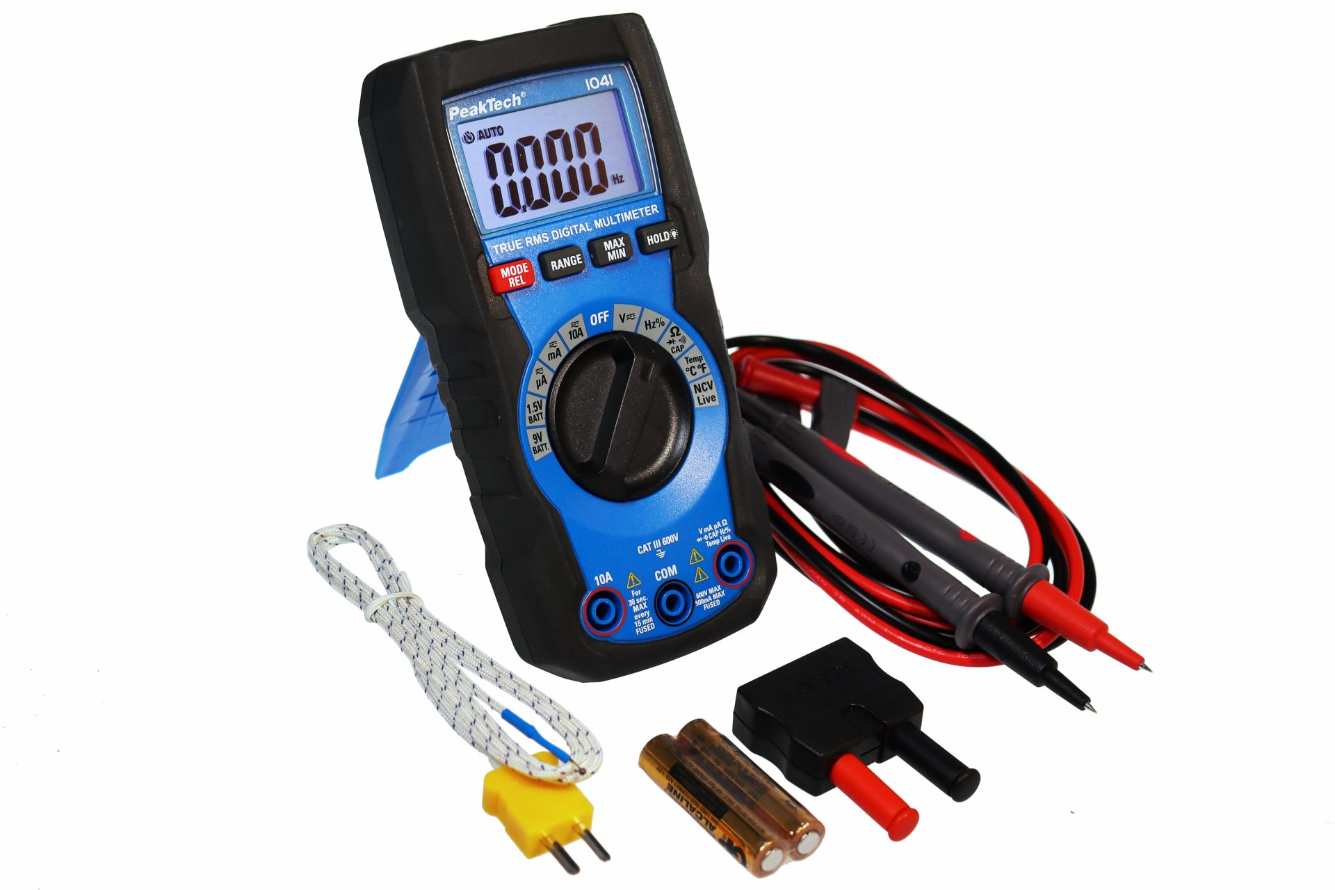 PeakTech P 1041 TrueRMS Digitalmultimeter 4000 Counts, Auto. Range 