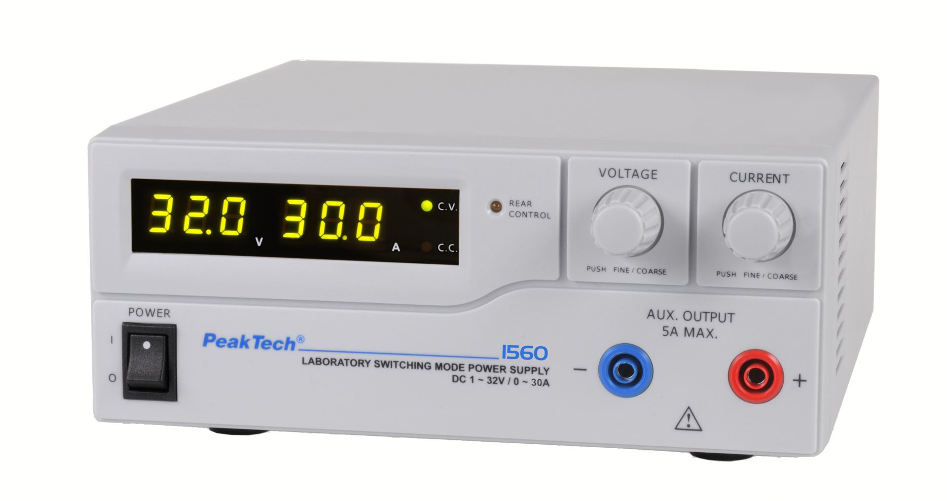 PeakTech P 1560 Labor-Schaltnetzteil DC 1 - 32 V / 0 - 30 A 