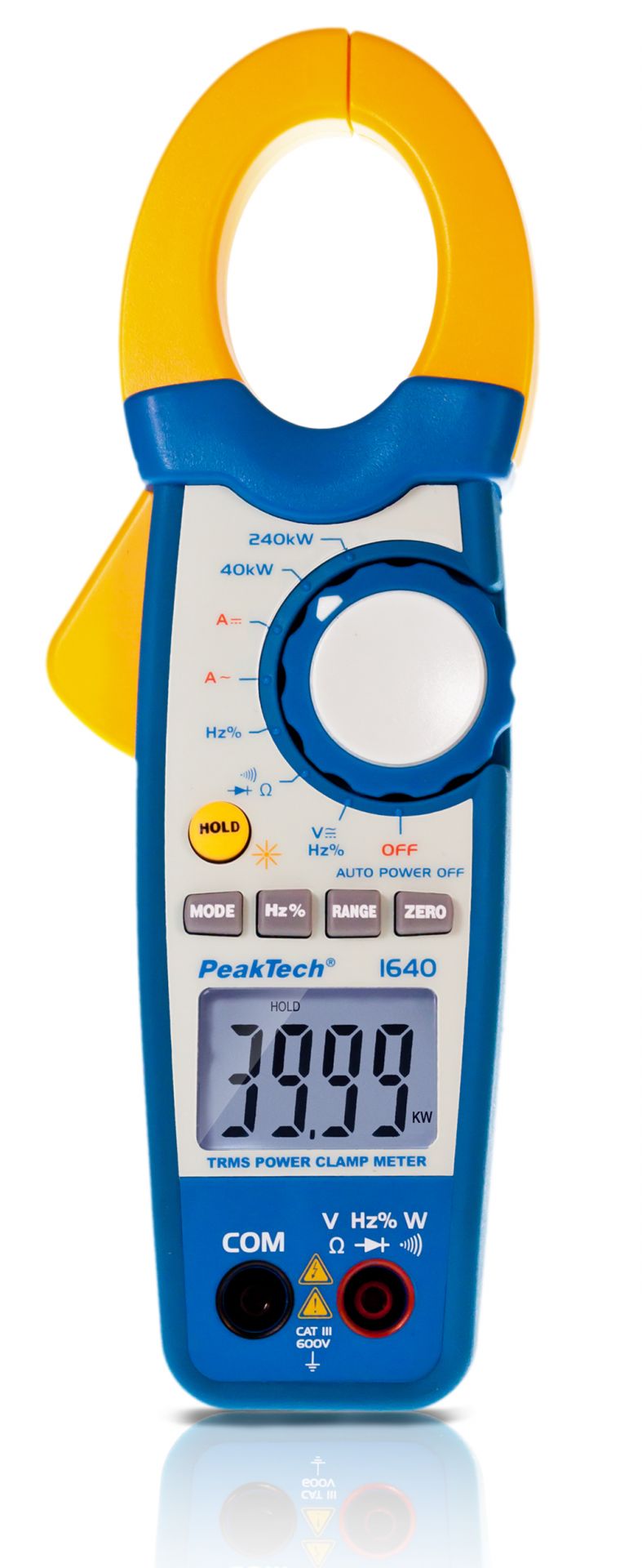 PeakTech P 1640 TrueRMS Leistungs-Stromzange 1000 A AC/DC