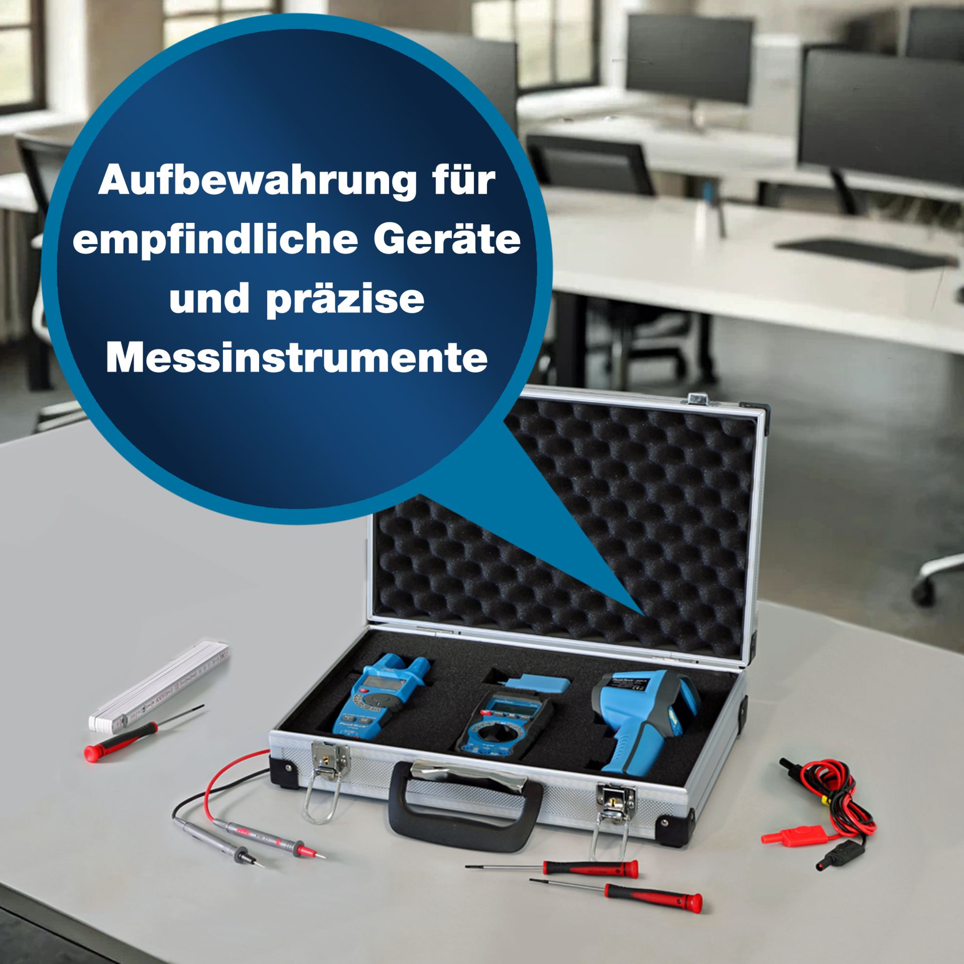 PeakTech P 7265 Koffer für Messgeräte 390 x 100 x 280 mm