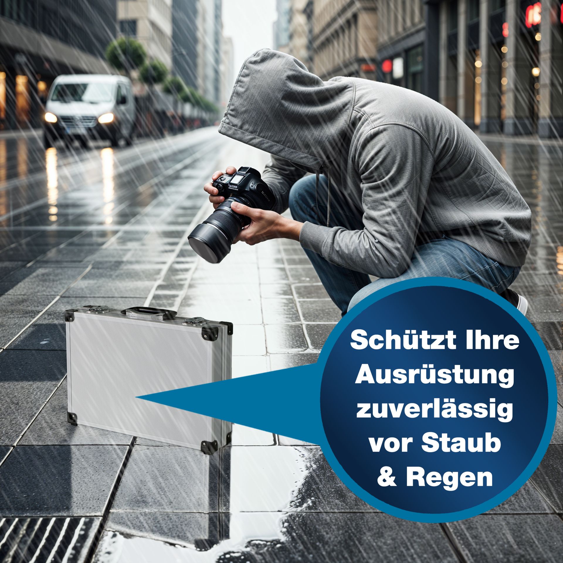 PeakTech P 7265 Koffer für Messgeräte 390 x 100 x 280 mm