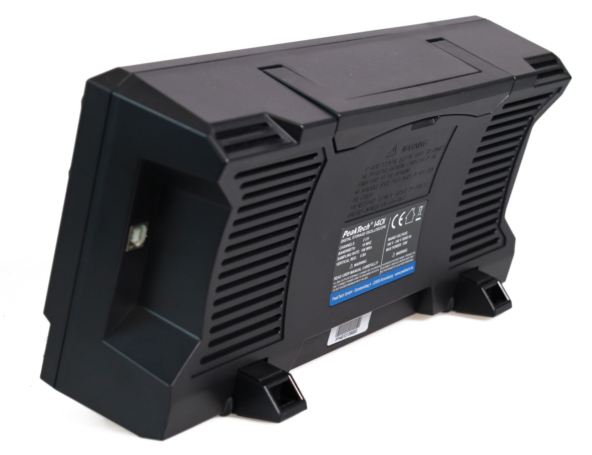 PeakTech P 1401 10 MHz / 2 CH, 100 MS/s Digitalspeicheroszilloskop