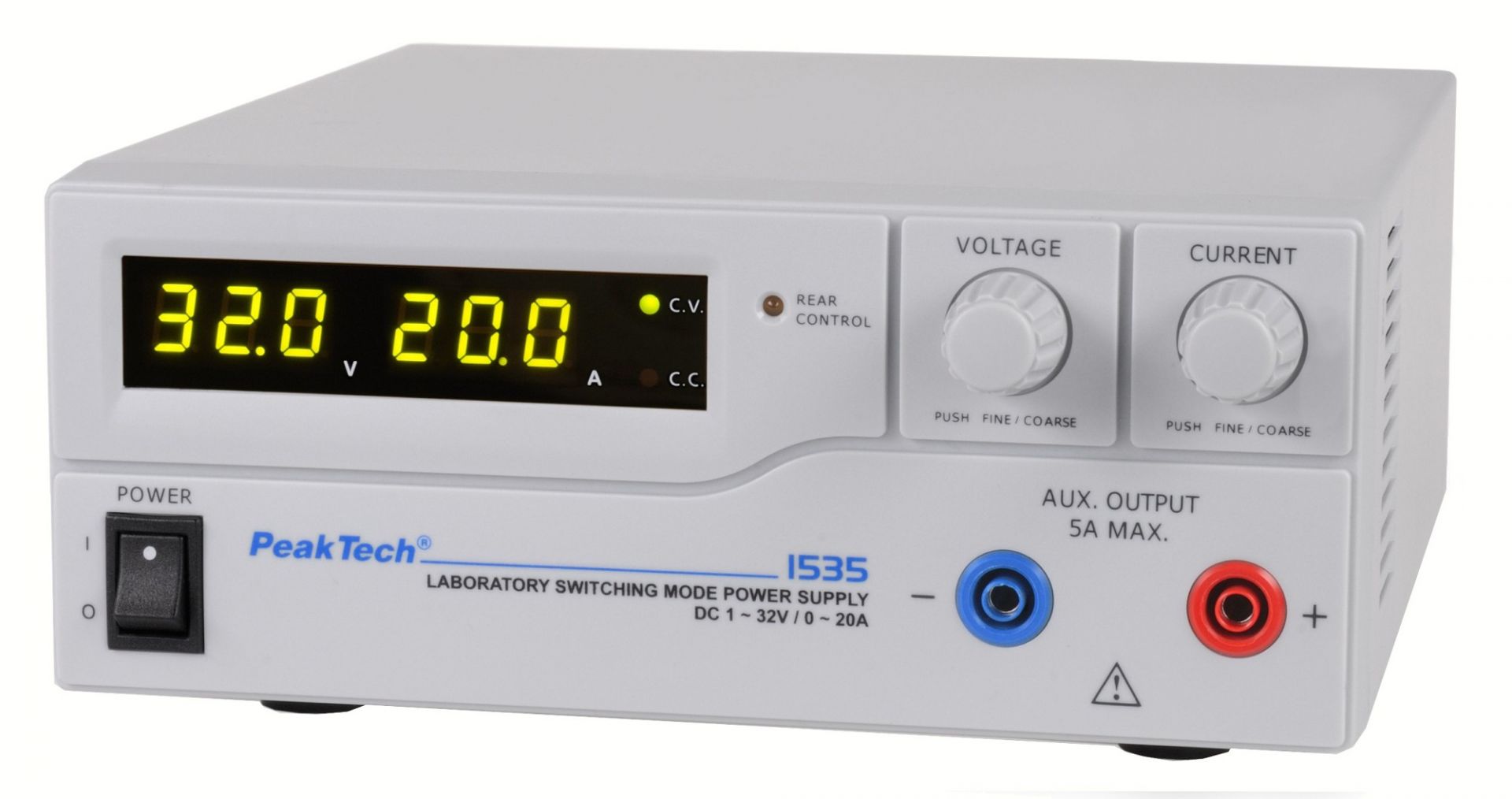 PeakTech P 1535 Labor-Schaltnetzteil DC 1 - 32 V / 0 - 20 A 