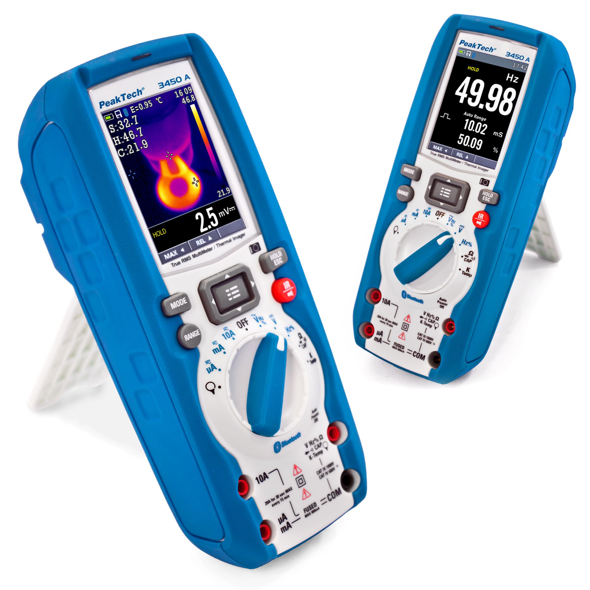 PeakTech P 3450 A True RMS Grafikmultimeter mit Wärmebildkamera