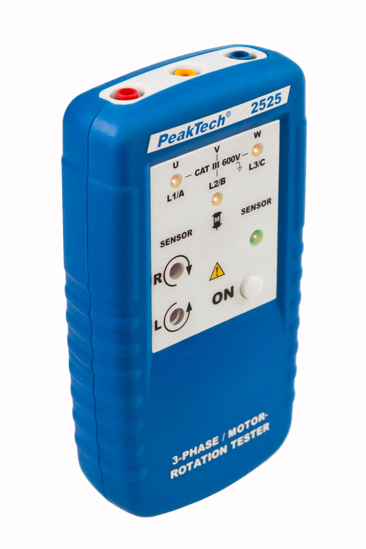 PeakTech P 2525 3-Phasen-Motor-Drehrichtungsanzeiger, LED-Anzeige