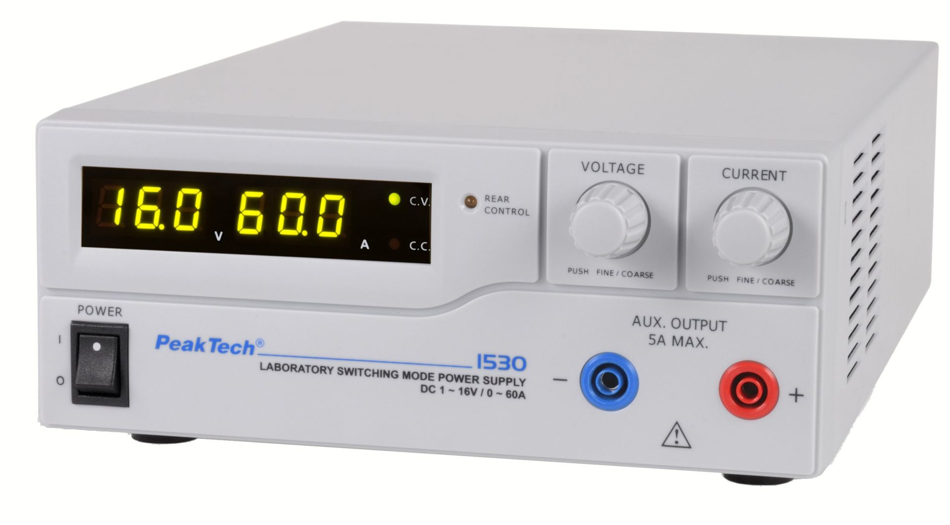 PeakTech P 1530 Labor-Schaltnetzteil DC 1 - 16 V / 0 - 60 A 