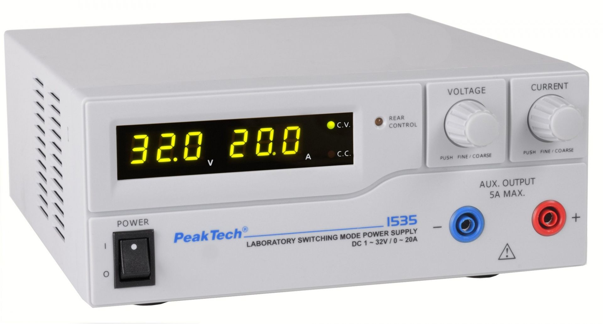 PeakTech P 1535 Labor-Schaltnetzteil DC 1 - 32 V / 0 - 20 A 