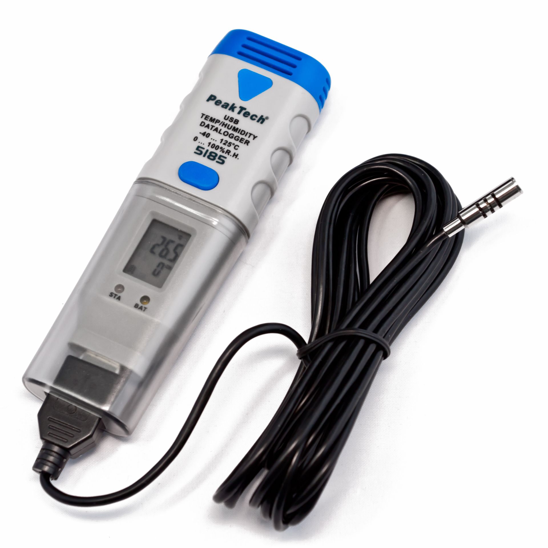Miete - PeakTech P 5185 USB-Datalogger Temperatur und Luftfeuchtigkeit