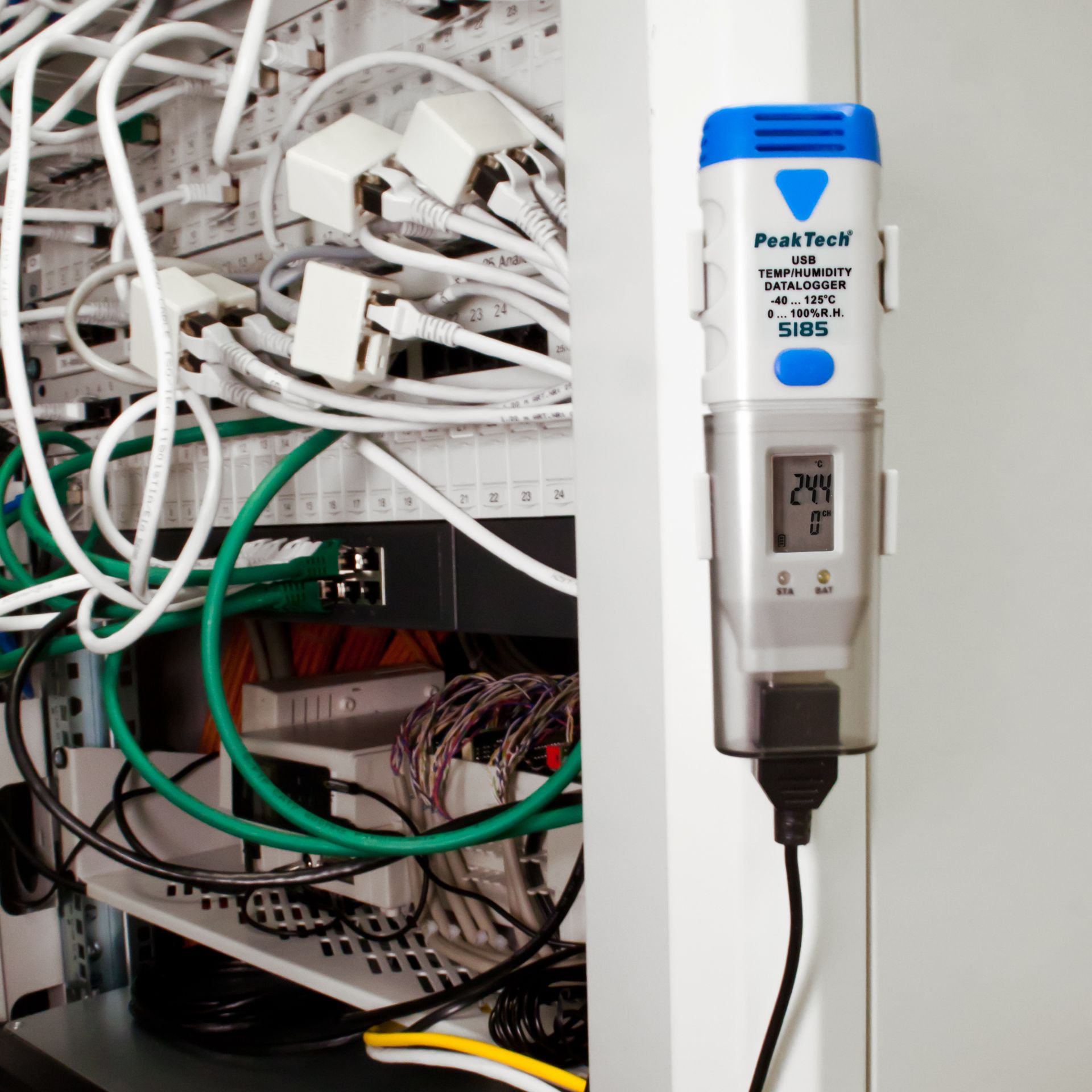 Miete - PeakTech P 5185 USB-Datalogger Temperatur und Luftfeuchtigkeit