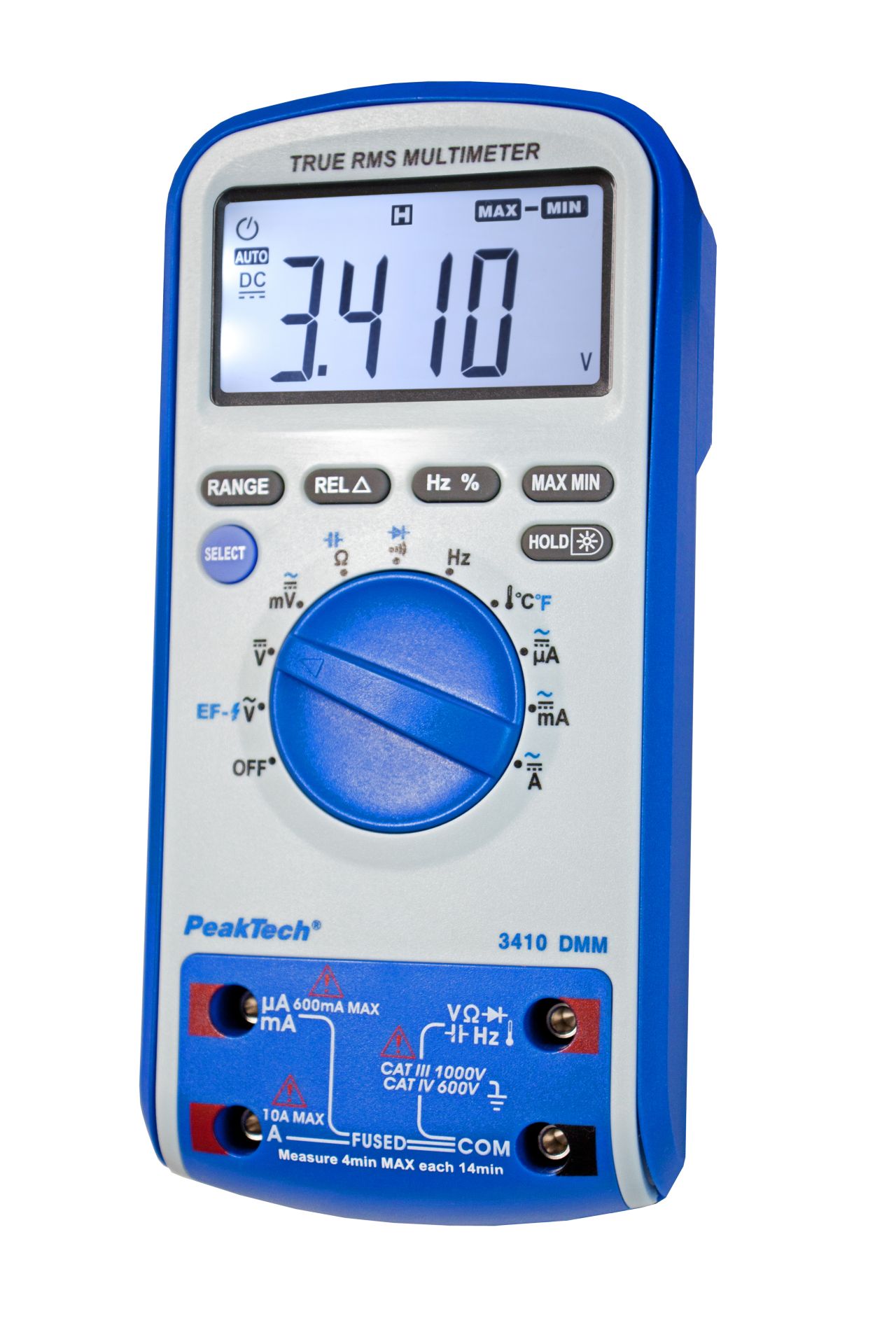 PeakTech P 3410 Digitalmultimeter, 6.000 Counts mit TrueRMS 