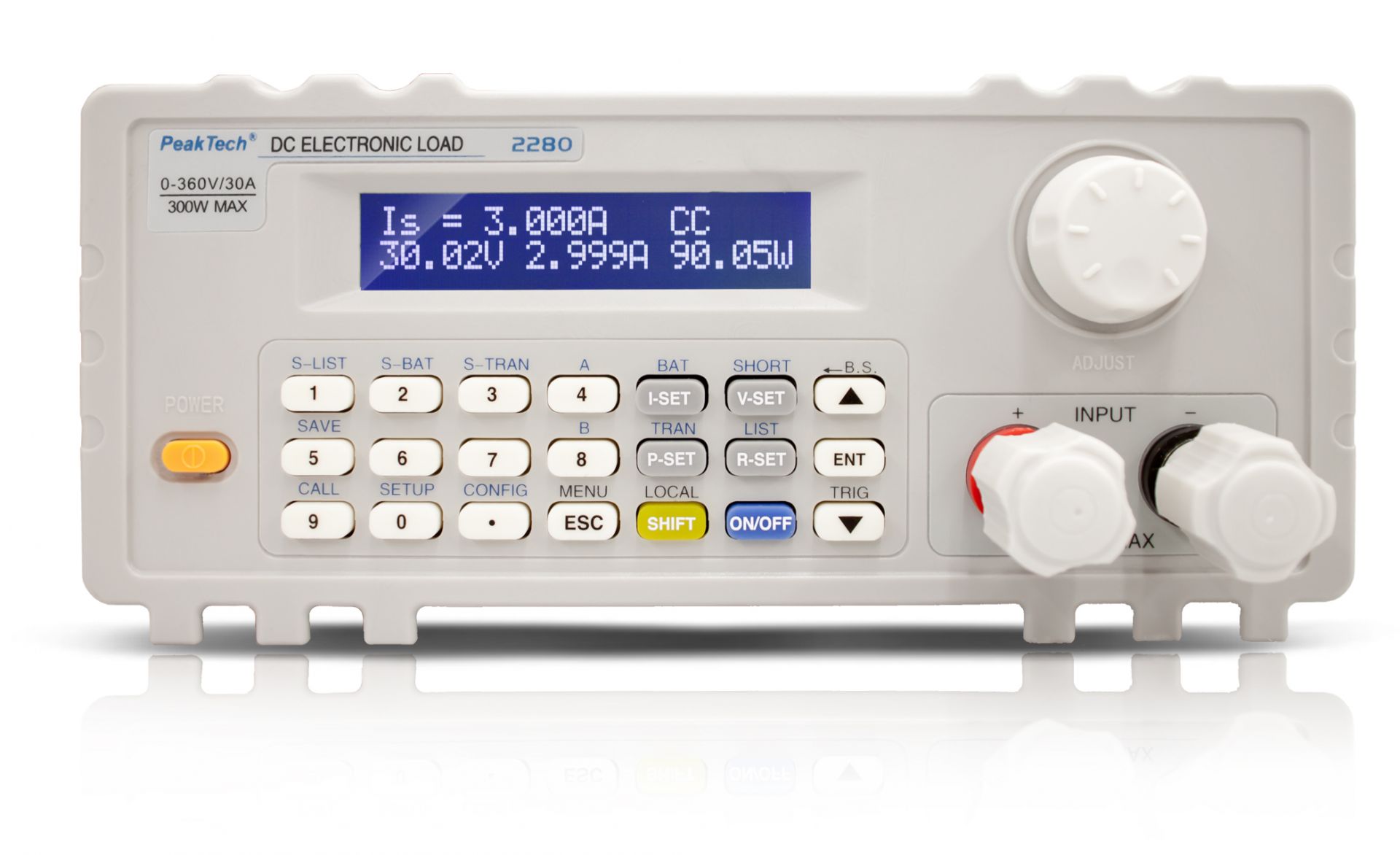 PeakTech P 2280 Elektronische DC - Last mit USB
