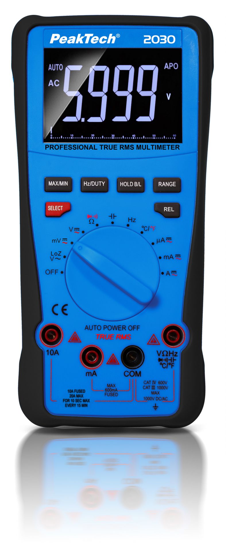 PeakTech P 2030 True RMS 1000 V Digitalmultimeter 6000 Counts