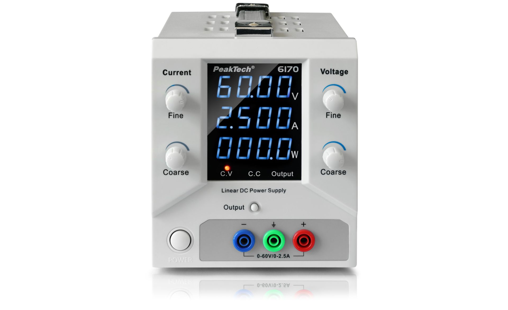 PeakTech P 6170 Digital Labornetzgerät 0-60 V / 0-2,5 A DC 